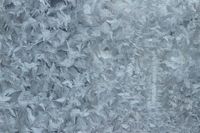My window at -20. double pane not sealed.