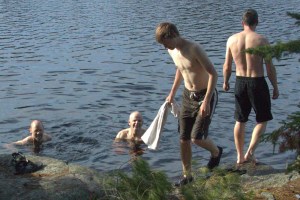 Swimming the BWCA after ice out 2014 email