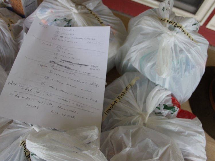 BWCA menu and meals eml